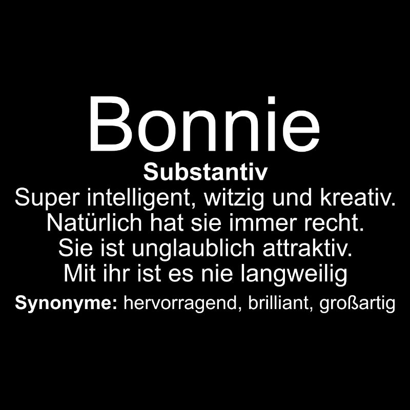 Name Definition Bonnie