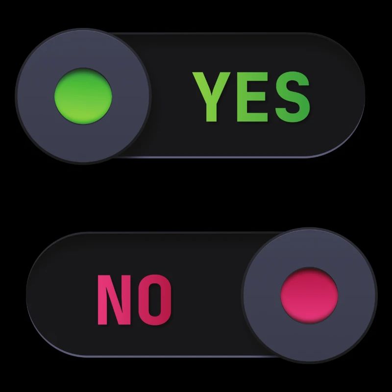 Yes No Switch Design