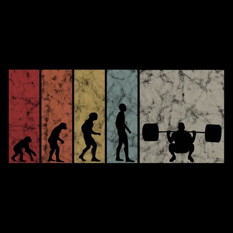 Musculation Bodybuilder GYM Evolution Rétro