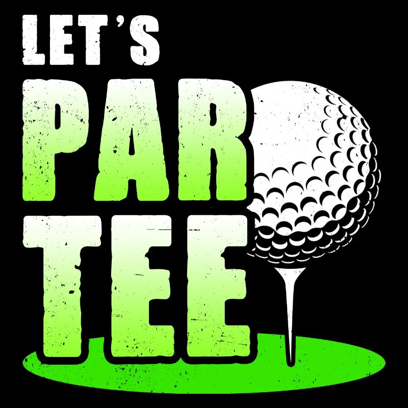 Let's Par Tee Golf Player Golfing Golf Course Golf
