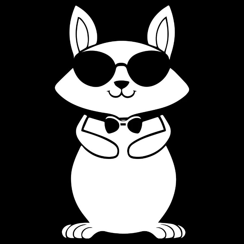 Funny Squirrel Wearing Sunglasses Squirrels