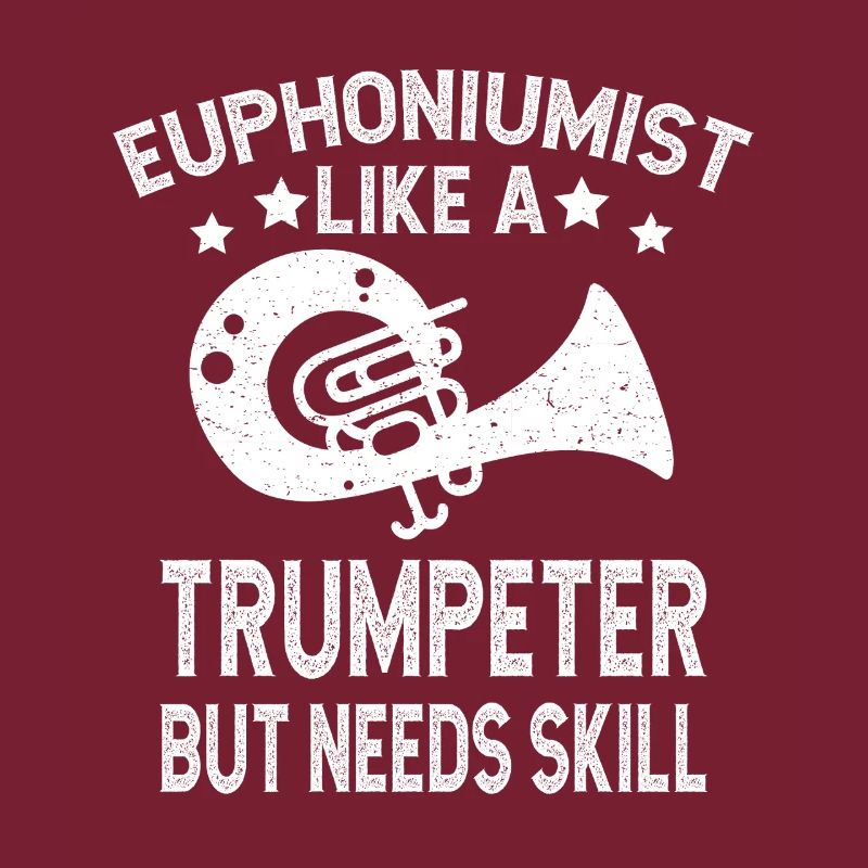 Baritone Player Trumpeter Needs Skill Euphonium