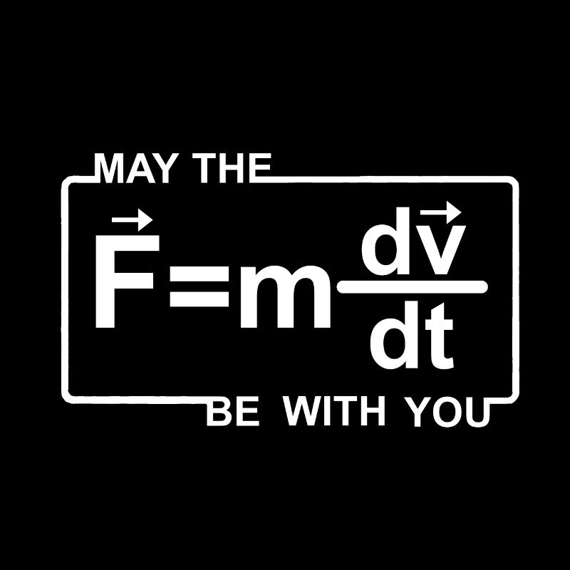 Science May The Force Star Equation Funny Space