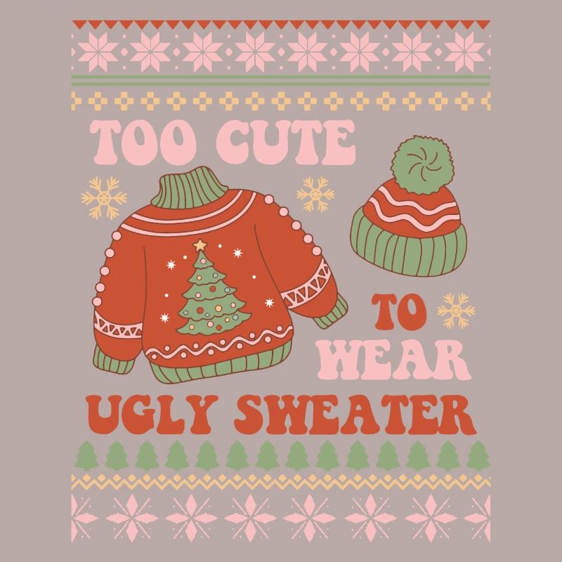 Pull de Noël moche