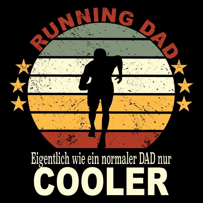 Running Dad Vintage Runner Marathon Dad