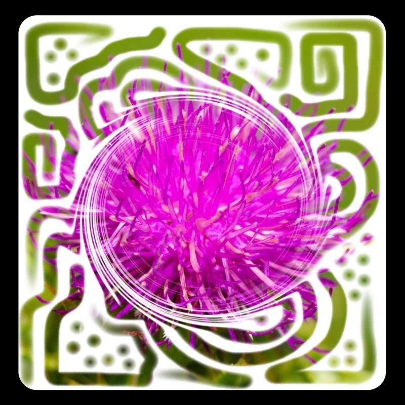 Thistle Blossom Abstract