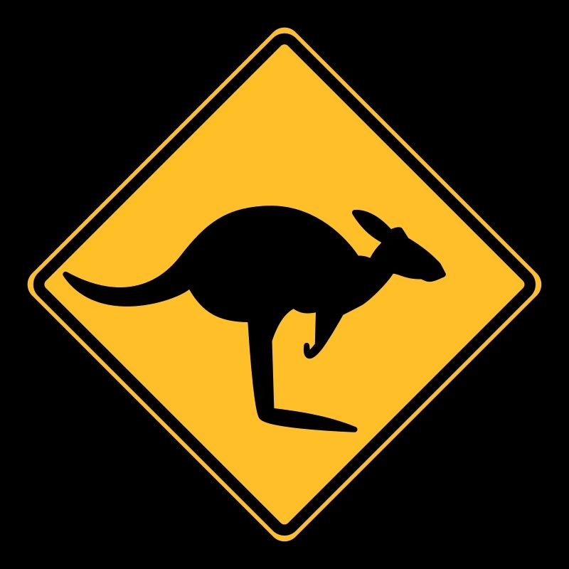 Caution kangaroo