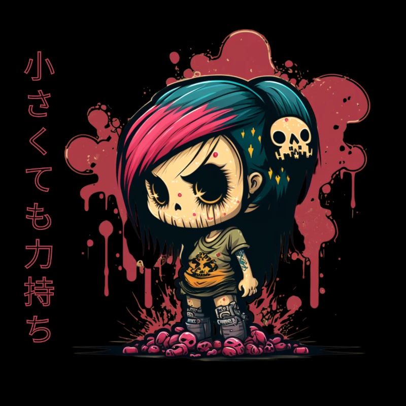 Anime Chibi Urban Graffiti | Klein aber oho