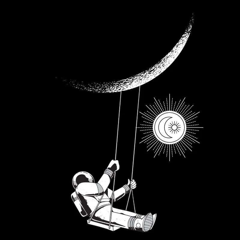 L’astronaute regarde l’étoile