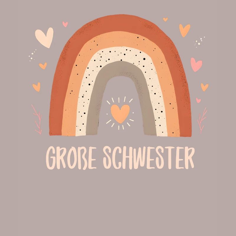 Große Schwester Regenbogen Boho