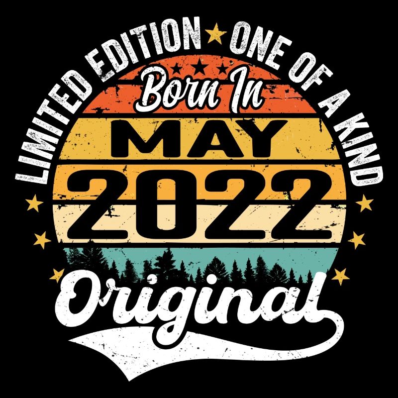 May 2022 Birthday Gift Born In May 2022