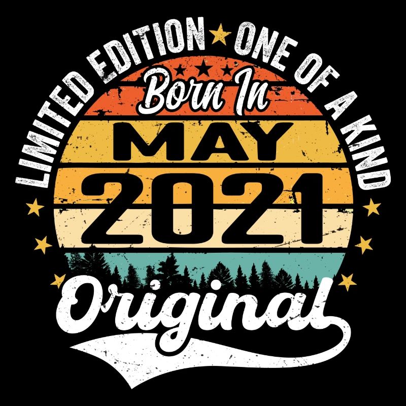 May 2021 Birthday Gift Born In May 2021