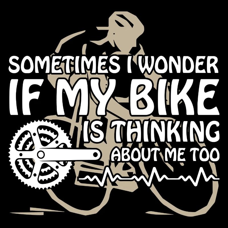 Je me demande si mon vélo pense à moi à vélo