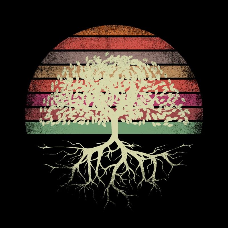 Vintage alter Baum des Lebens