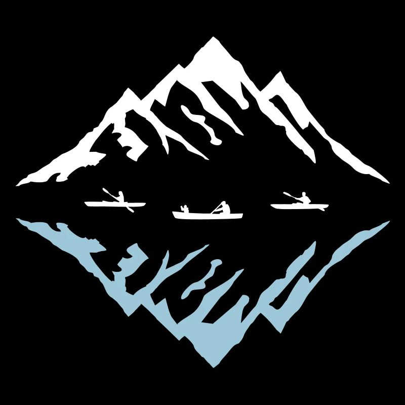 Canoe & Mountains, Reflection