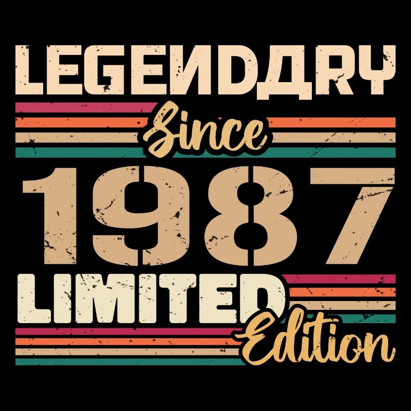 1987 Millésime 1987 Anniversaire Né En 1987