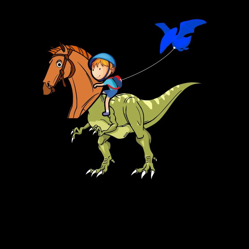 Dino T-Rex Schule Schüler Drache Geschenkidee
