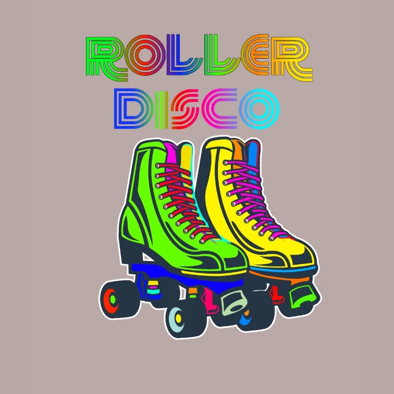 Roller Skates Roller Disco Retro 70s 80s 70s 80s