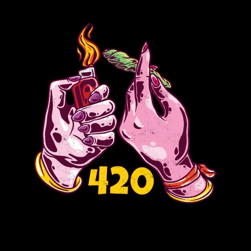 Articulation à la main pour fleuriste de haschisch 420