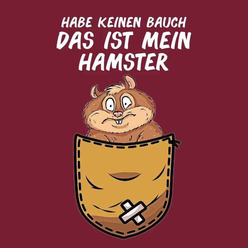 Hamster in der Bauchtasche