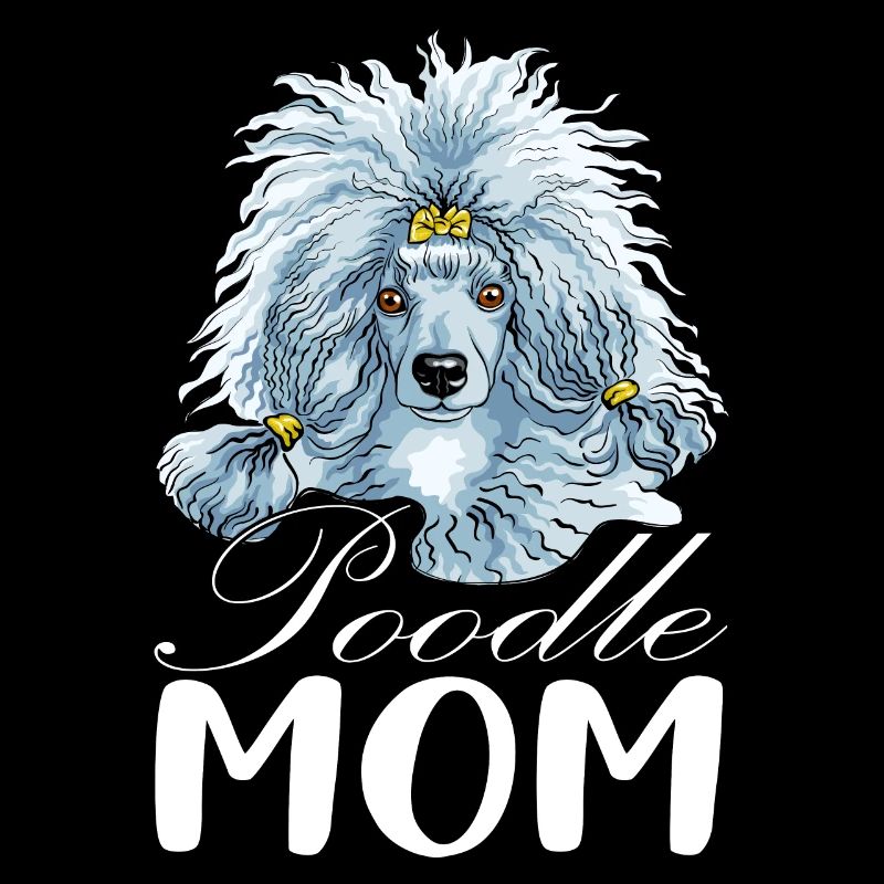 Pudel Mama Hund Liebe Pudel