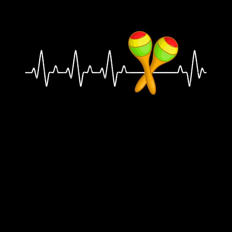 Rattle Heartbeat Percussion Instrument