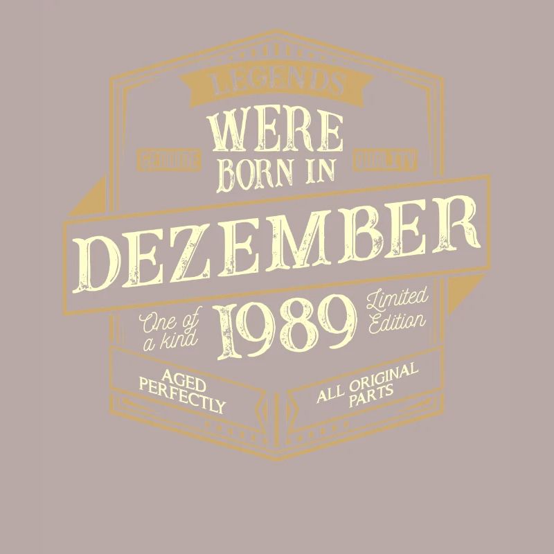 Dezember 1989 Geburtstag Mann