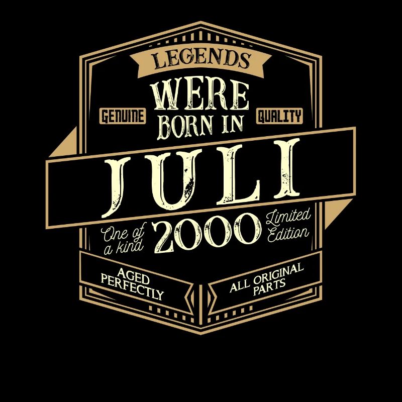 Juli 2000 Geburtstag Mann