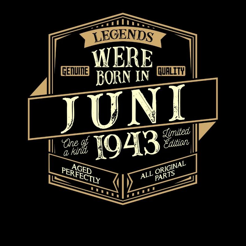 Juni 1943 Geburtstag Mann