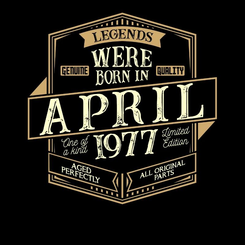 April 1977 Geburtstag Mann