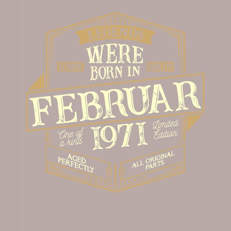 Februar 1971 Geburtstag Mann