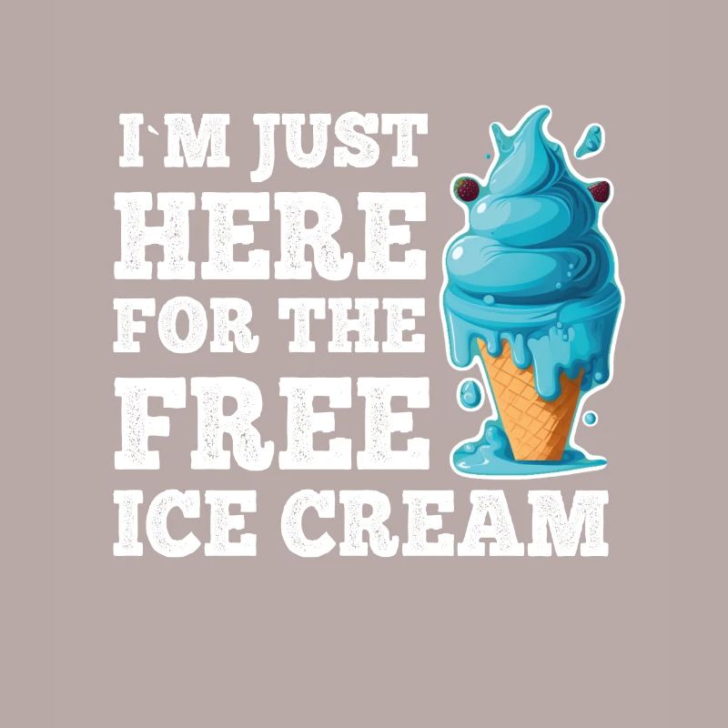 Eis Eiscreme Soft Eis Ich bin wegen dem Eis hier