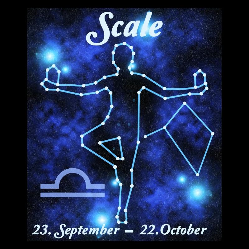 Zodiac sign Libra, constellation, astrology