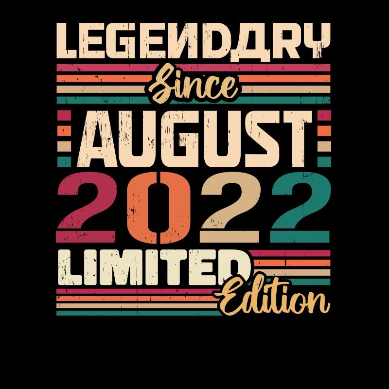 2022 August Geburtstag Legende August 2022