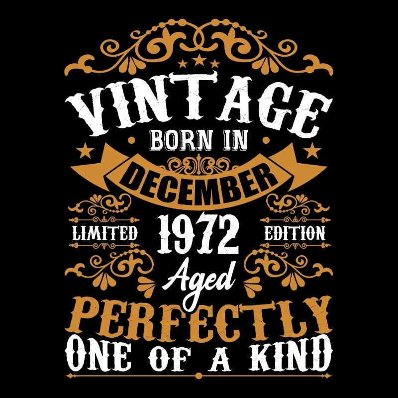 December 1972 Birthday Gift December 1972