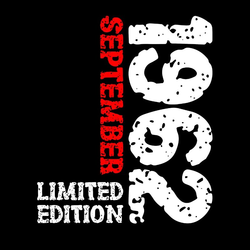 1962 September Limited Edition 61. Geburtstag Deko