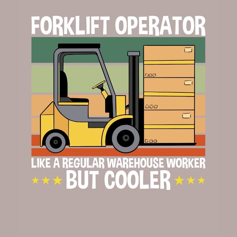 Forklift Operator Gabelstaplerfahrer