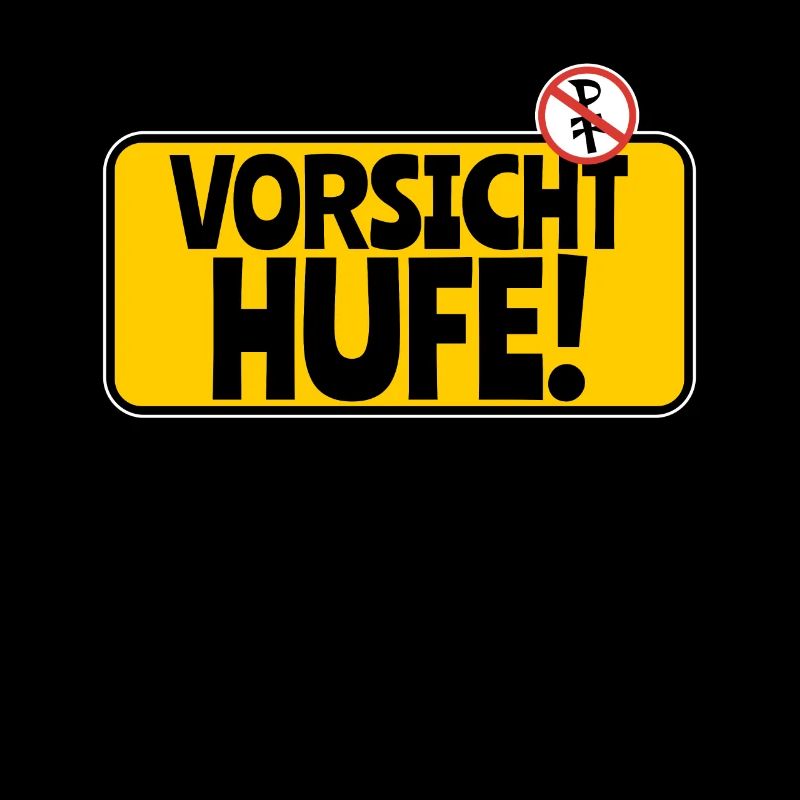 Achtung Pferde: Vorsicht Hufe