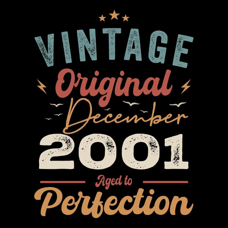 Vintage Geburtstag - Dezember 2001 - Geschenkidee