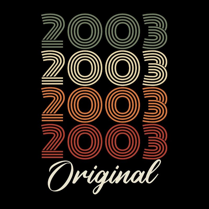 2003 Cadeau D'anniversaire Vintage Original 2003