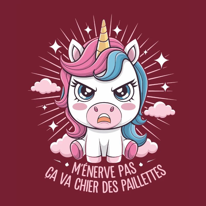 Sei mir nicht böse, das wird dir scheißen, Glitzer-Einhorn