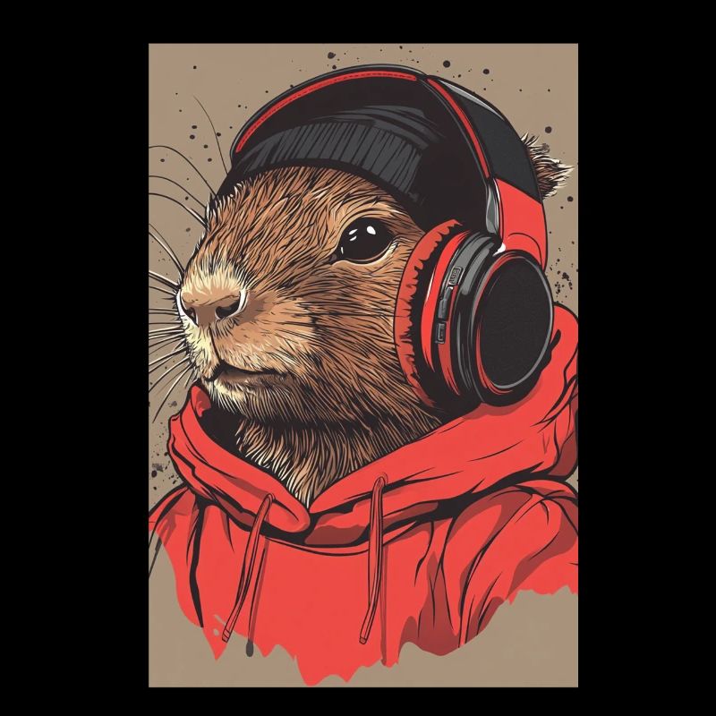 Capibara Cochon d’Inde Capybara Casque