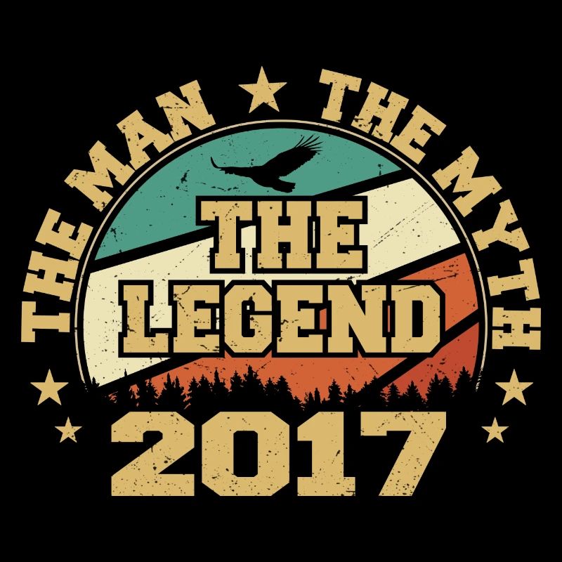 2017 Birthday Born in 2017 Retro Vintage