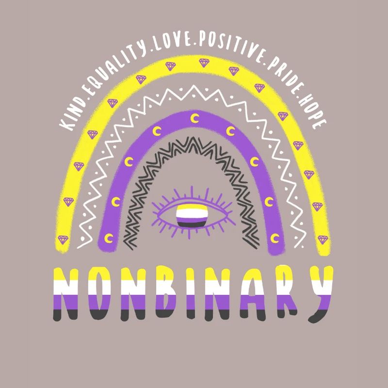 Boho Regenbogen Nonbinary