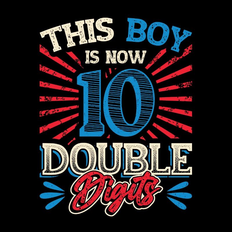 This boy is now 10 double digit birthday