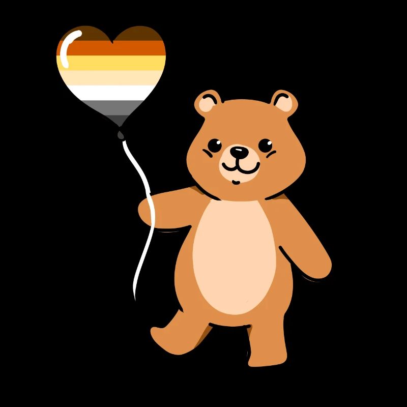 Teddy Bear Balloon Gay Bear Pride