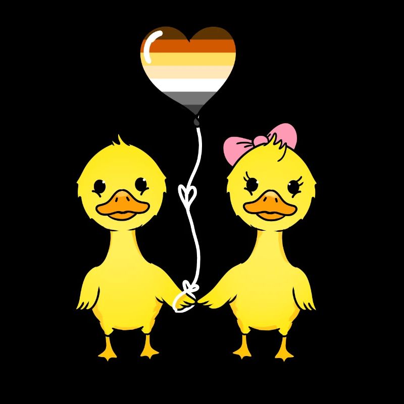 Duck Couple Gay Bear Pride