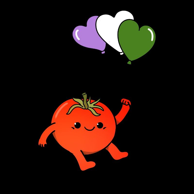 Tomate Herzballon Genderqueer Pride
