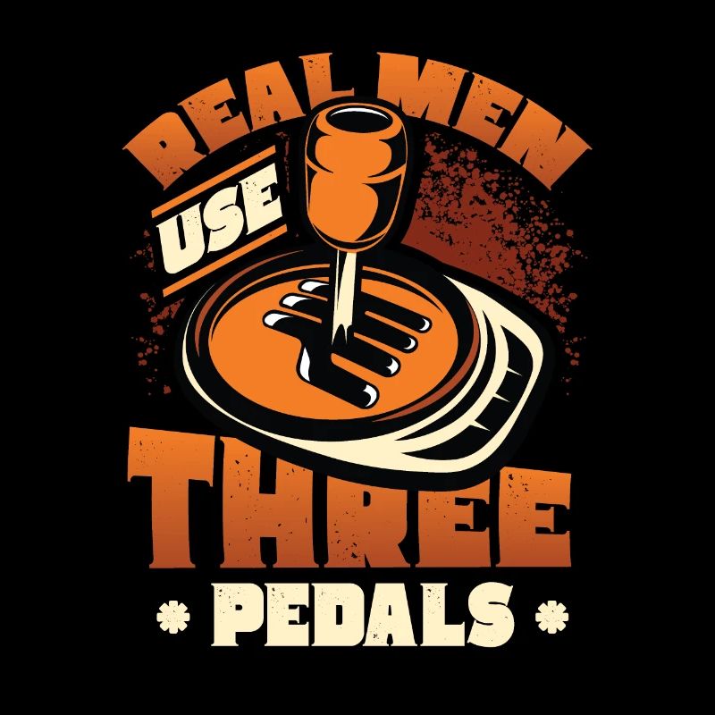 Real men use three pedals auto shifting