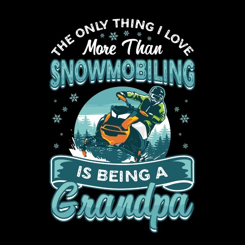 Snowmobiling, Grandpa, Snowmobile